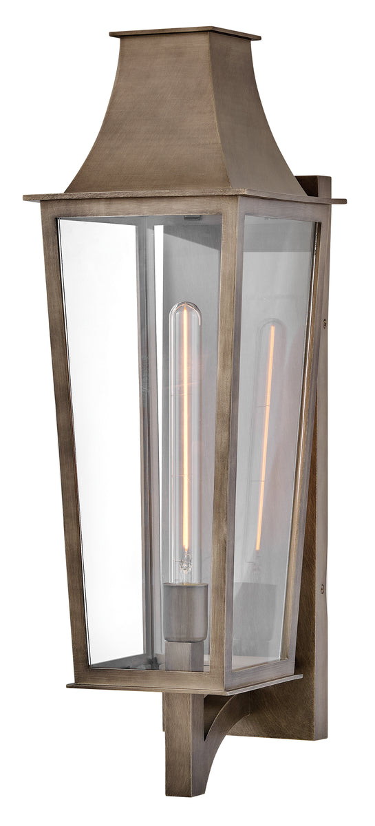 Georgetown Coastal Elements  Coastal Elements 1-Light Large Wall Mount Lantern in Burnished Bronze