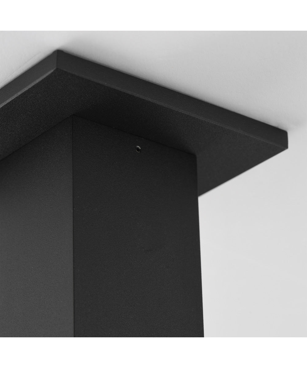 Culvert 7.5 inch LED Outdoor Flush Mount Black