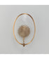 Moonscapes Wall Sconce Brushed Champagne