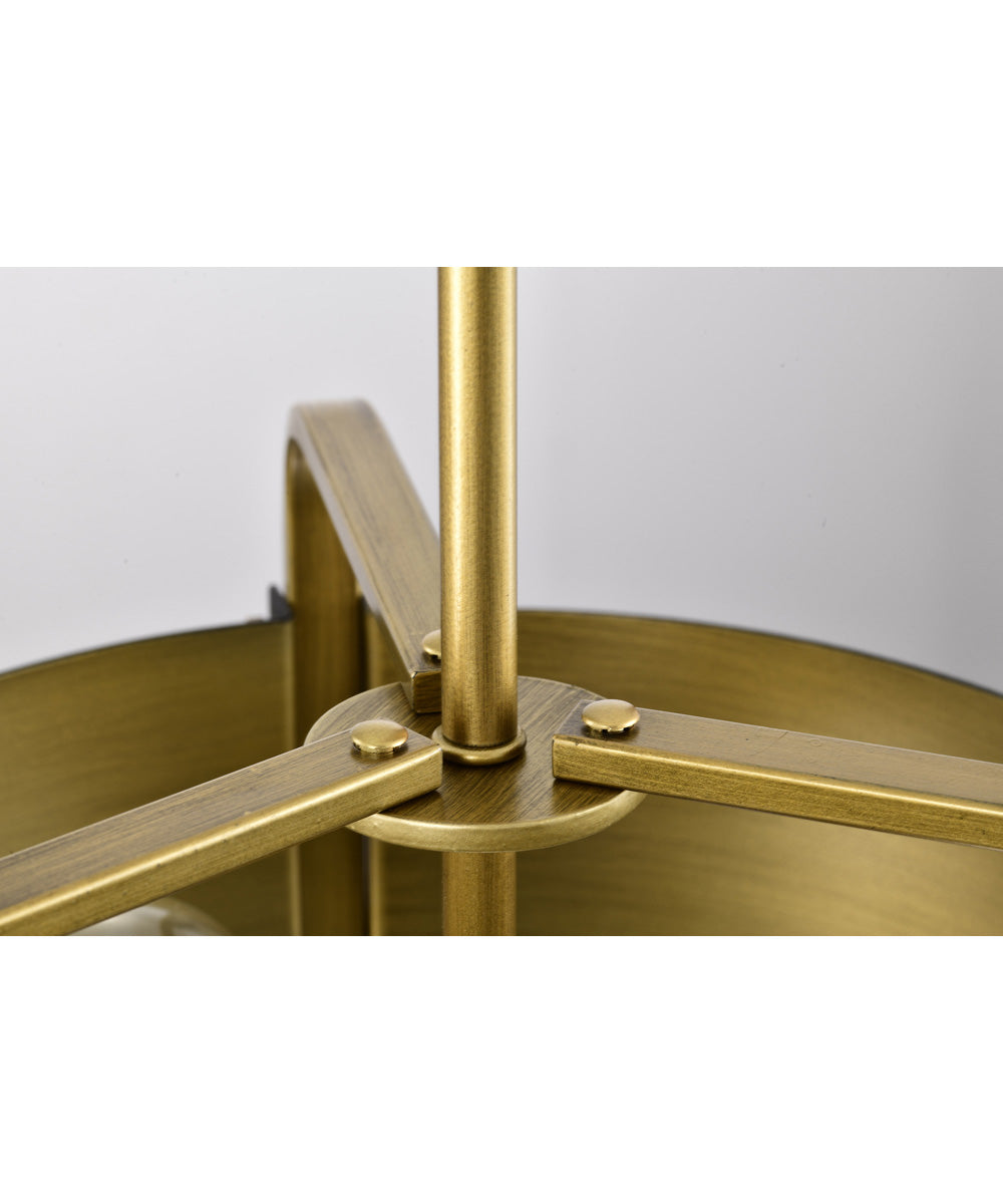 Altos 3-Light Pendant Matte Black