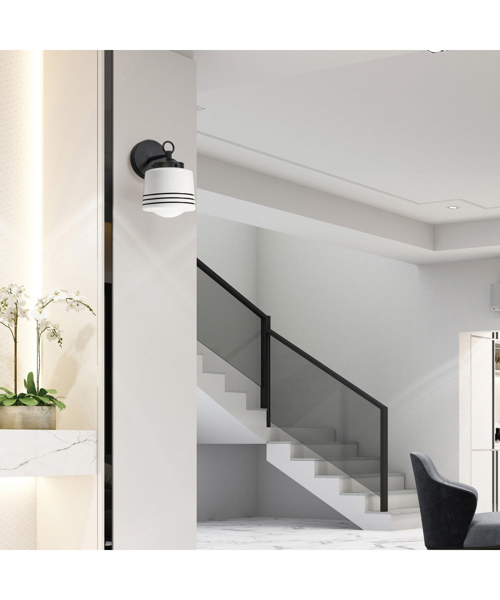 Eureka 1-Light Wall Scone Black