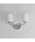 Durham 2-Light Sconce Polished Chrome