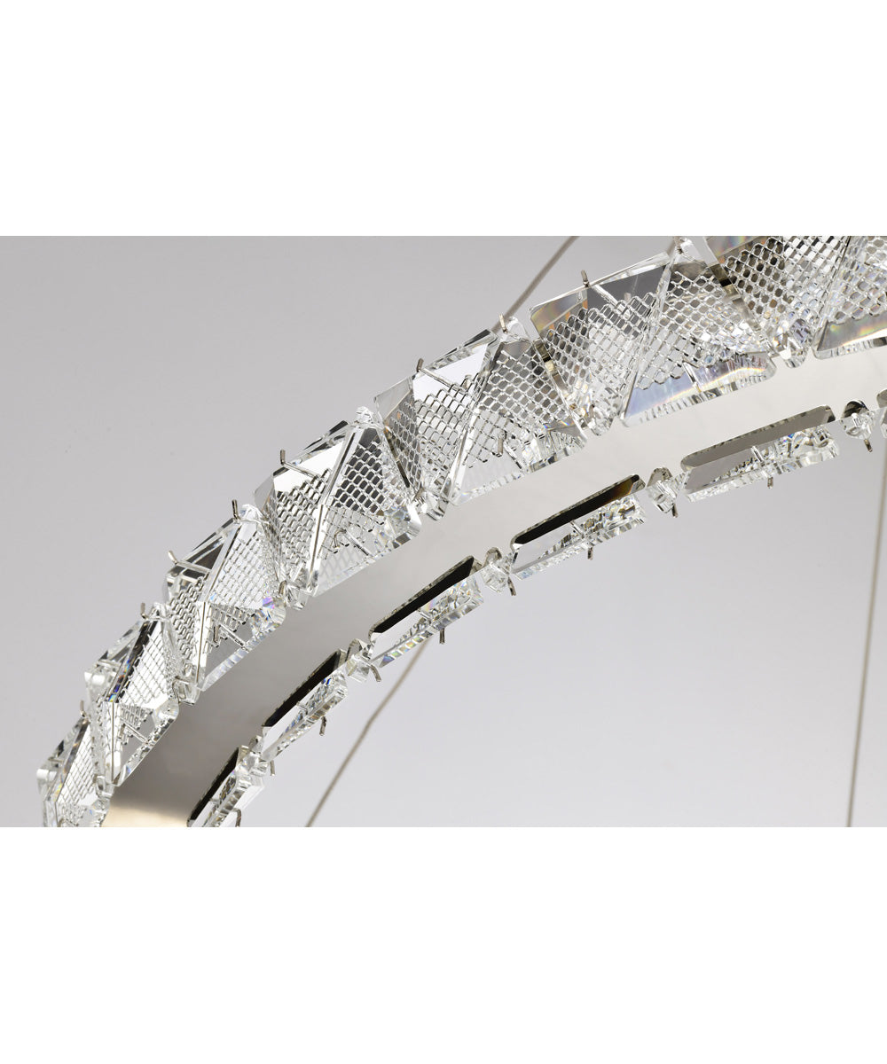 Asher  Pendant Polished Nickel