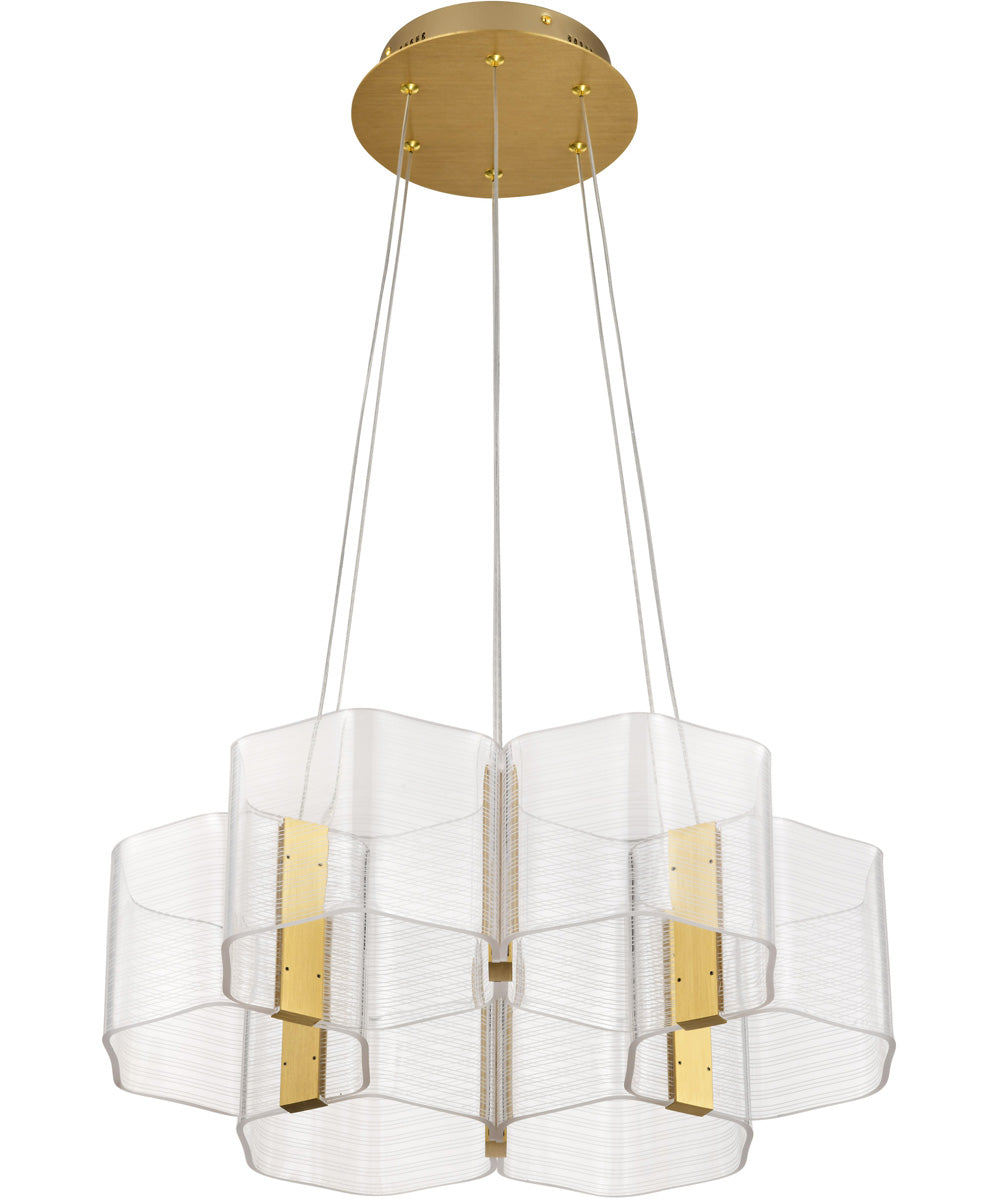 Kenzo  Chandelier Polished Anodized Bronze