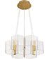 Kenzo  Chandelier Polished Anodized Bronze