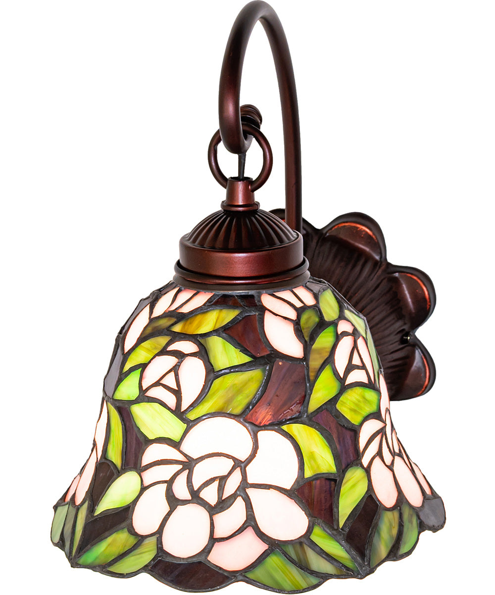 8" Wide Begonia Wall Sconce
