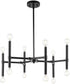 Arya 12-Light Chandelier Matte Black