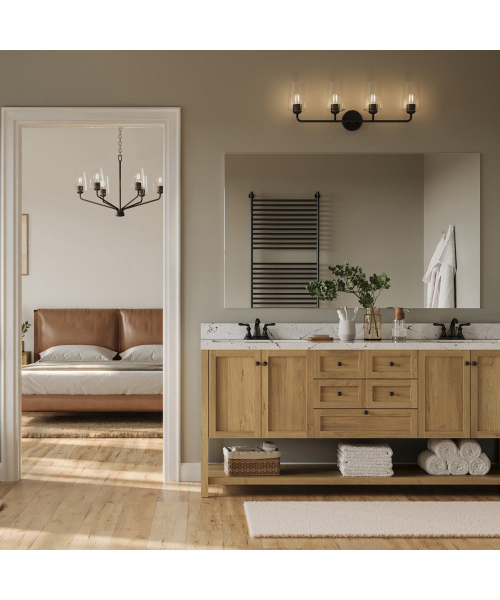 Celino 4-Light Bath & Vanity Black