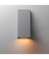 Pathfinder Tall LED Wall Sconce - 5CCT Silver