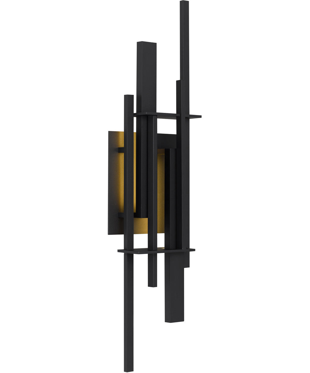 Newton Outdoor Wall Light Earth Black