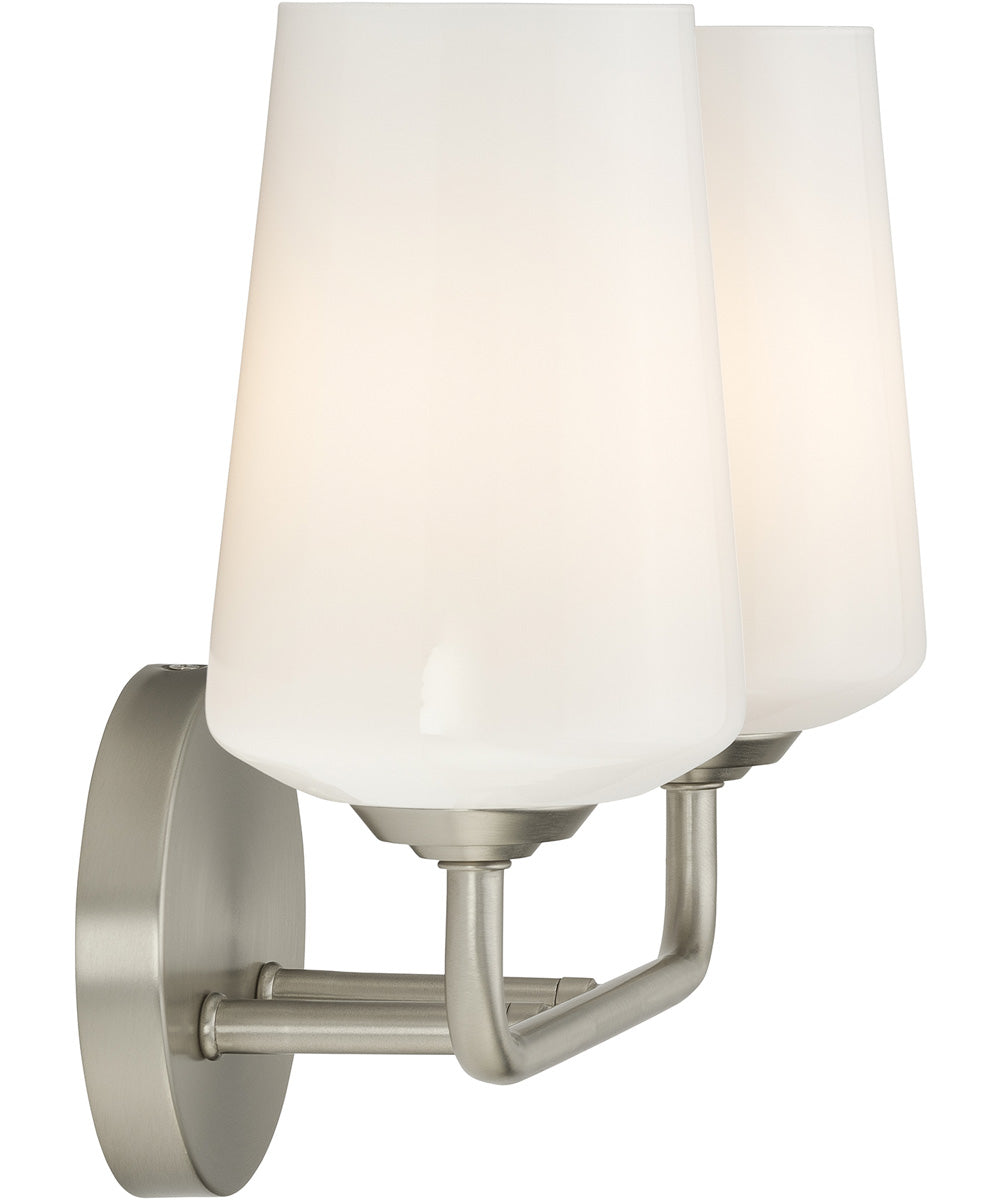 Celino 2-Light Bath & Vanity Brushed Nickel