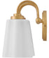 Honey 3-Light Medium Three Light Vanity in Distressed Brass