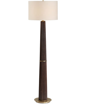 Forage Dark Oak Floor Lamp