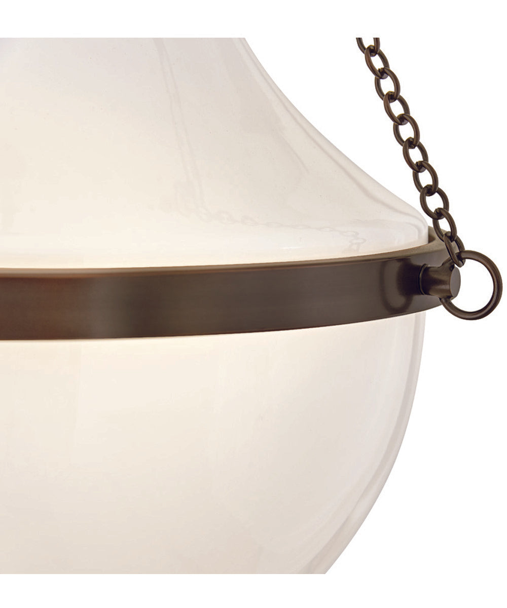 Collins 1-Light Medium Pendant in Heritage Bronze
