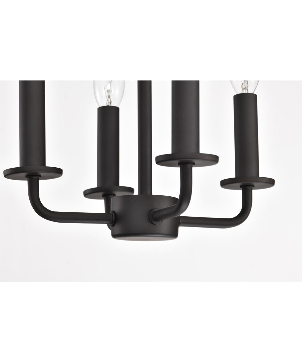 Emma 4-Light Pendant Dark Bronze
