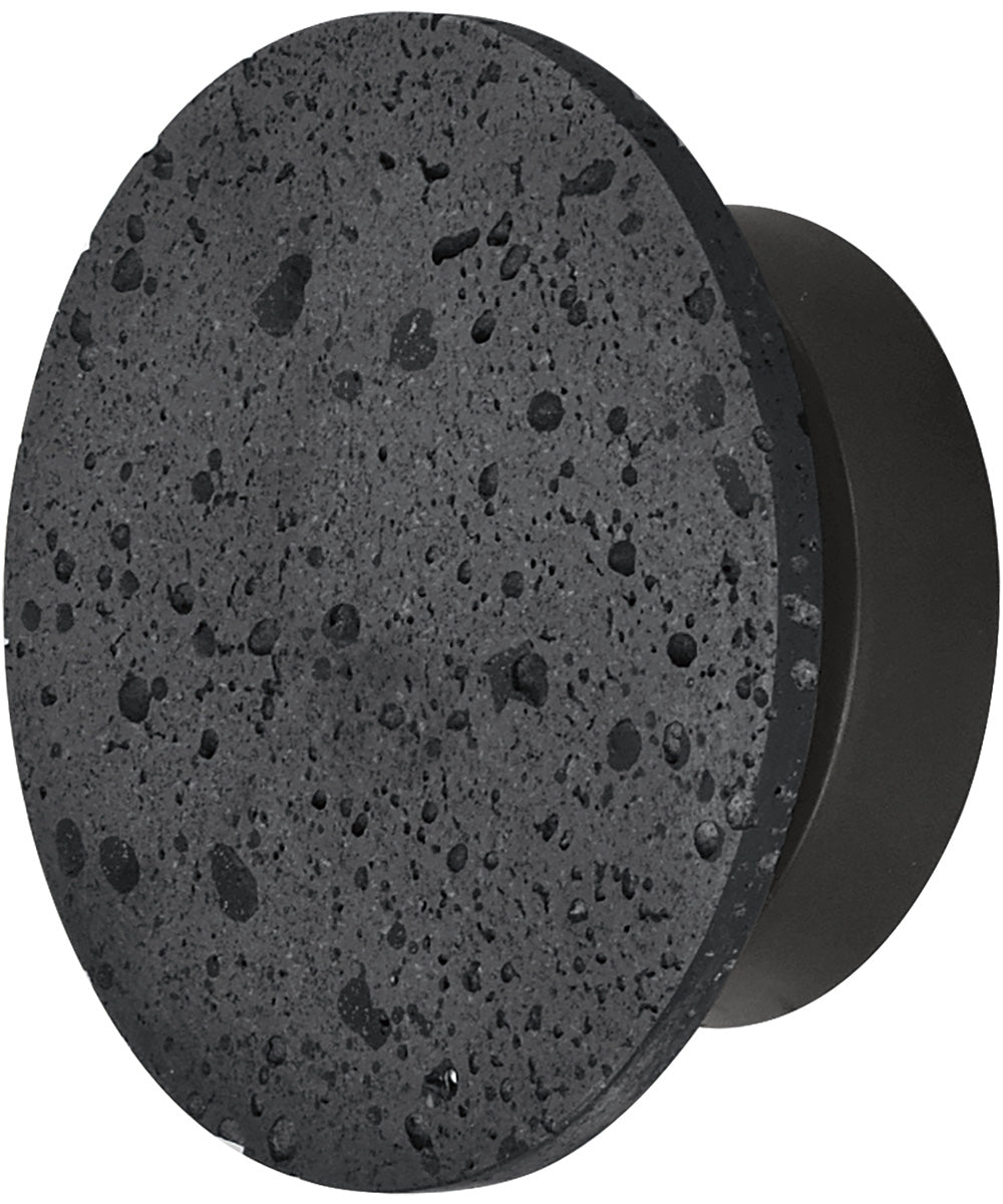 Discus  7 inch LED Outdoor Wall Sconce Lava / Gunmetal