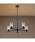 Clarksville 5-Light Chandelier Matte Black