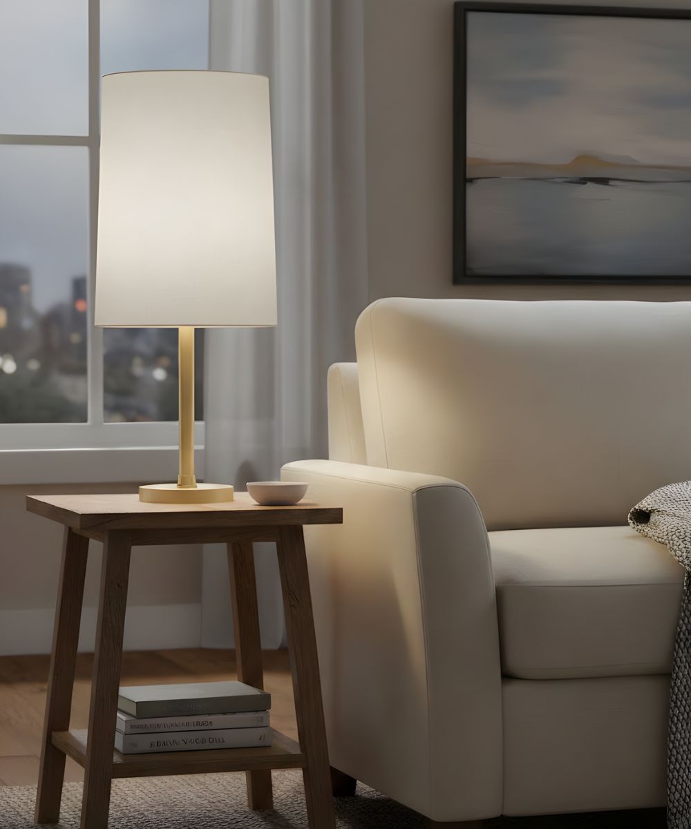 10x10x15 Cream Aberdeen Cylinder Hardback Lampshade