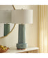 Claudin Aqua Blue Table Lamp