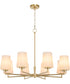Goodwin Chandelier Aged Brass