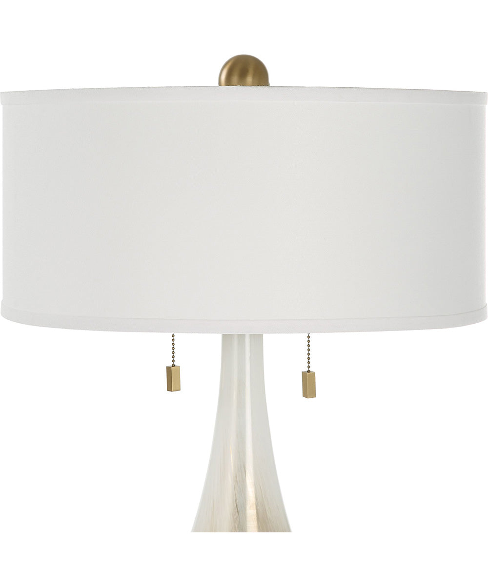 Cardoni Bronze Glass Table Lamp