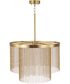 Rae 2-Light Pendant Aged Brass