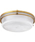 Emory 1-light Ceiling Flush Mount Brushed Brass