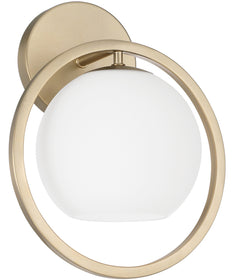 Zeek 1-Light Sconce Matte Brass