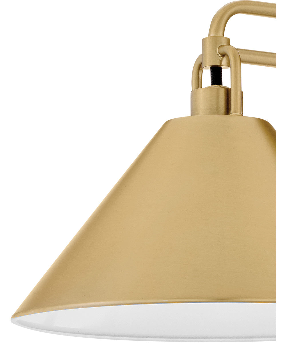 Milo 1-Light Small Single Light Sconce in Lacquered Brass