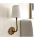 Dawson 1-Light Sconce Aged Brass