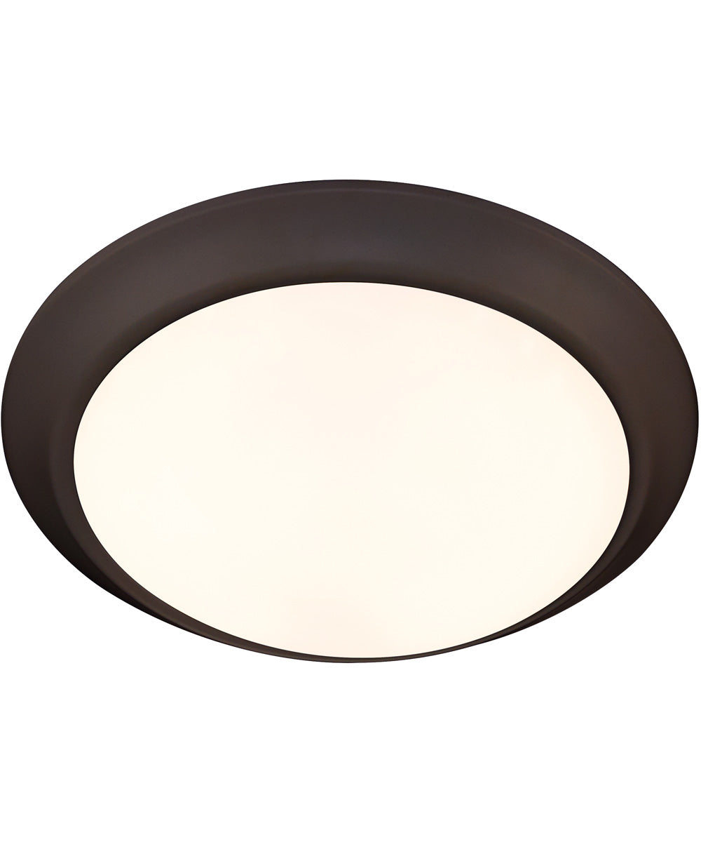 1-light LED Ceiling Flush Mount Oiled Bronze