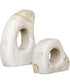 Stone Flow Outdoor Sculptures Set of 2