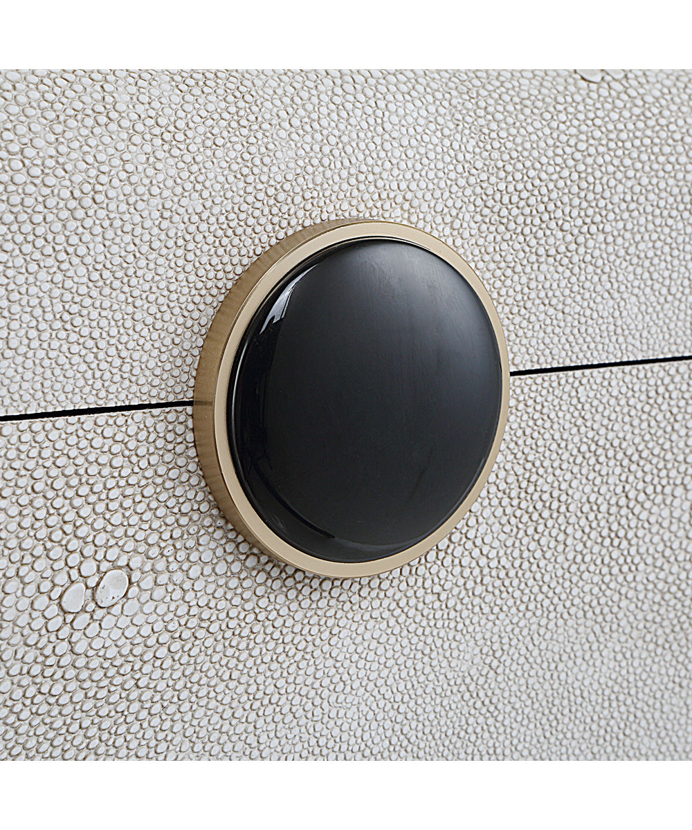 Lalique White Shagreen Box