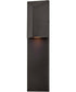 Treva 1-Light Large Wall Mount Lantern in Dark Oxidized Brass