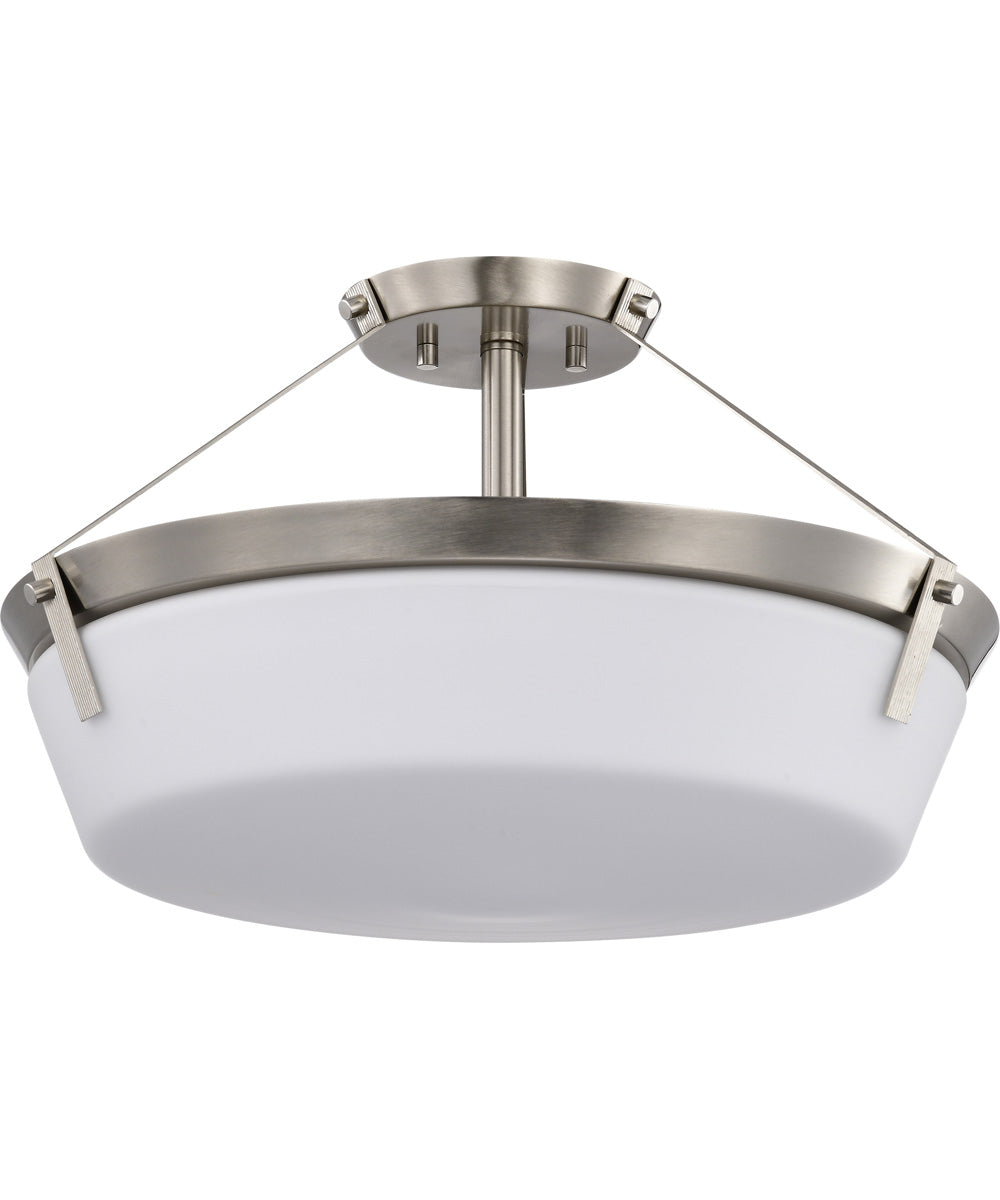 Rowen 4-Light Close-to-Ceiling Brushed Nickel