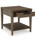 Roanhowe Rectangular End Table Brown