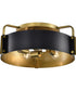 Altos 4-Light Close-to-Ceiling Matte Black