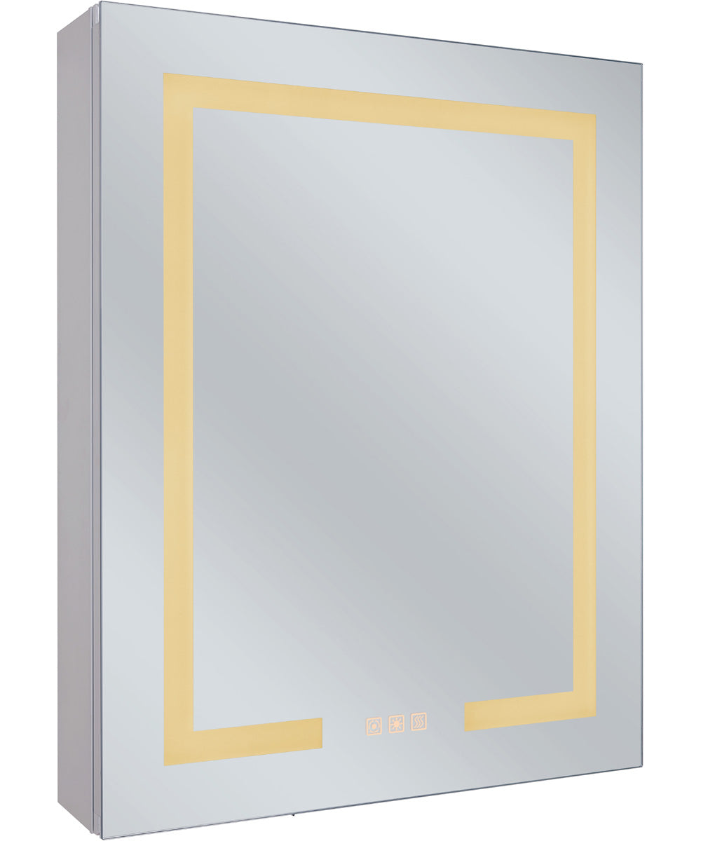 LED Cabinet Mirror 1-Light Mirror White