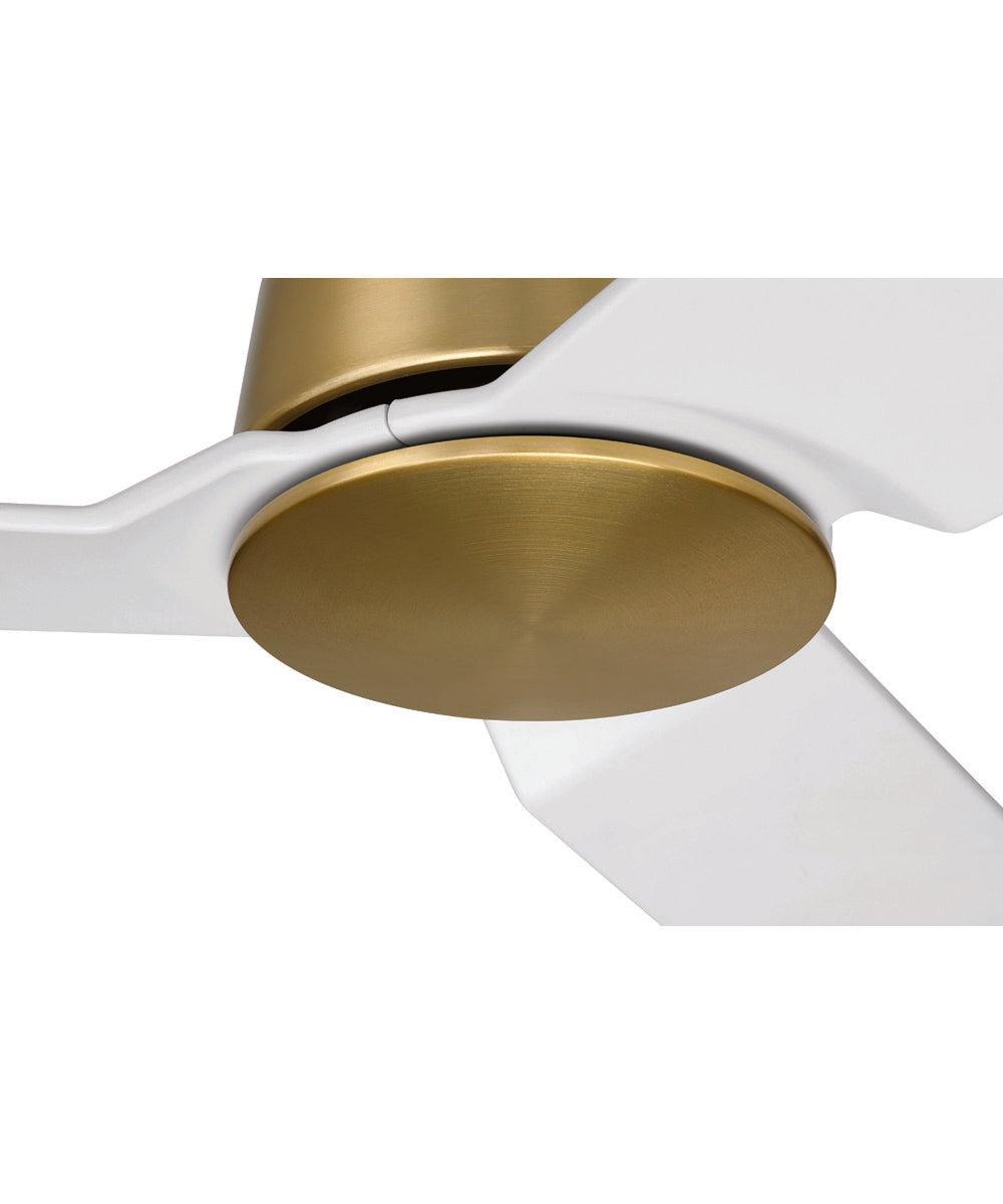Charming 52" 3-Blade Indoor Ceiling Fan Fan Satin Brass