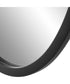 21x36" Wall Mirror Matte Black