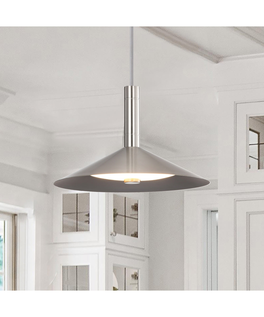 Corrine  Pendant Brushed Nickel