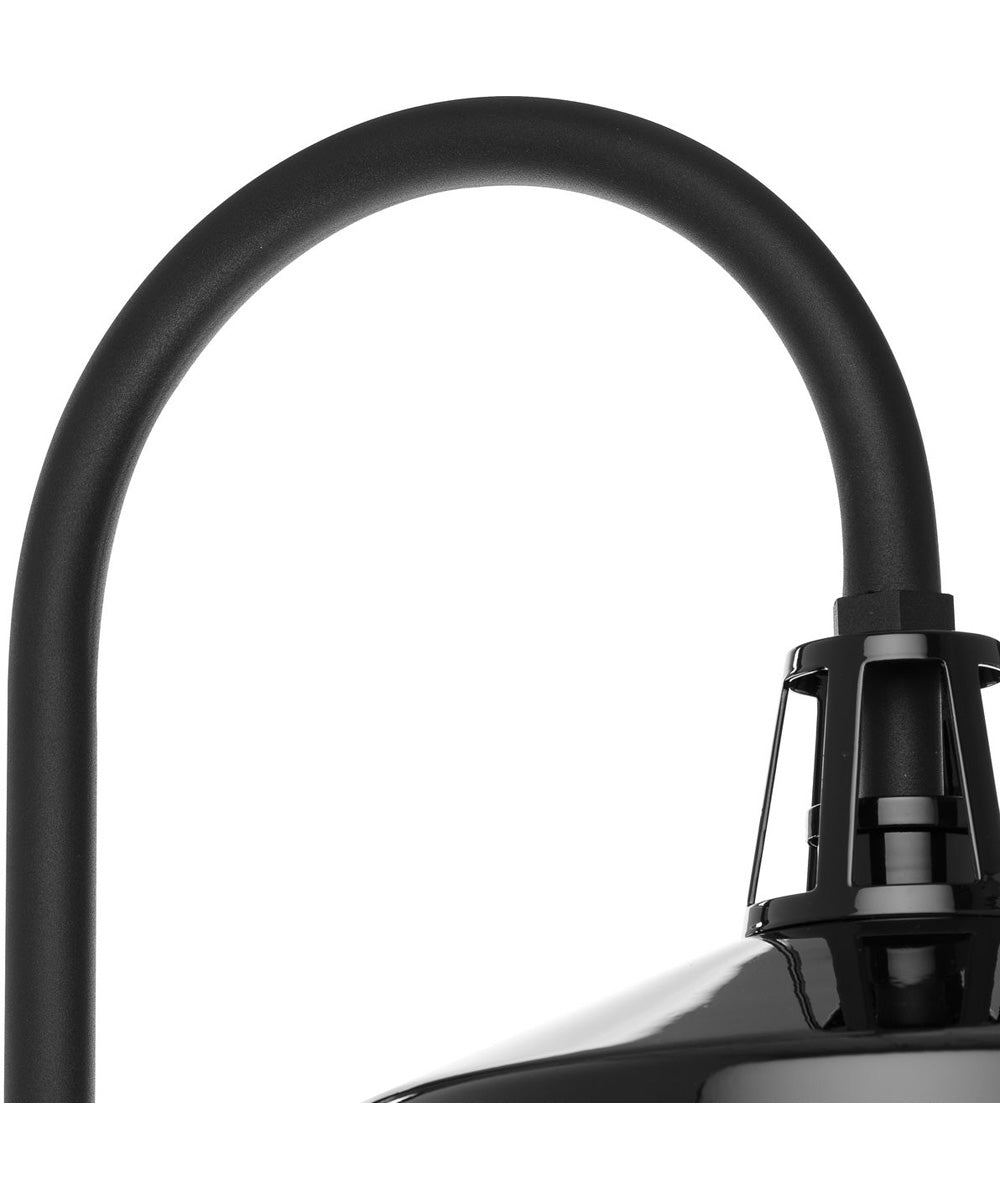 Cedar Springs 1-Light Post Lantern Gloss Black