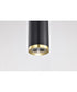 Century  Pendant Matte Black / Brushed Brass