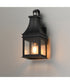 Bramwell VX Single Outdoor Wall Sconce Black Patina