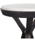 Tilton White Marble Accent Table