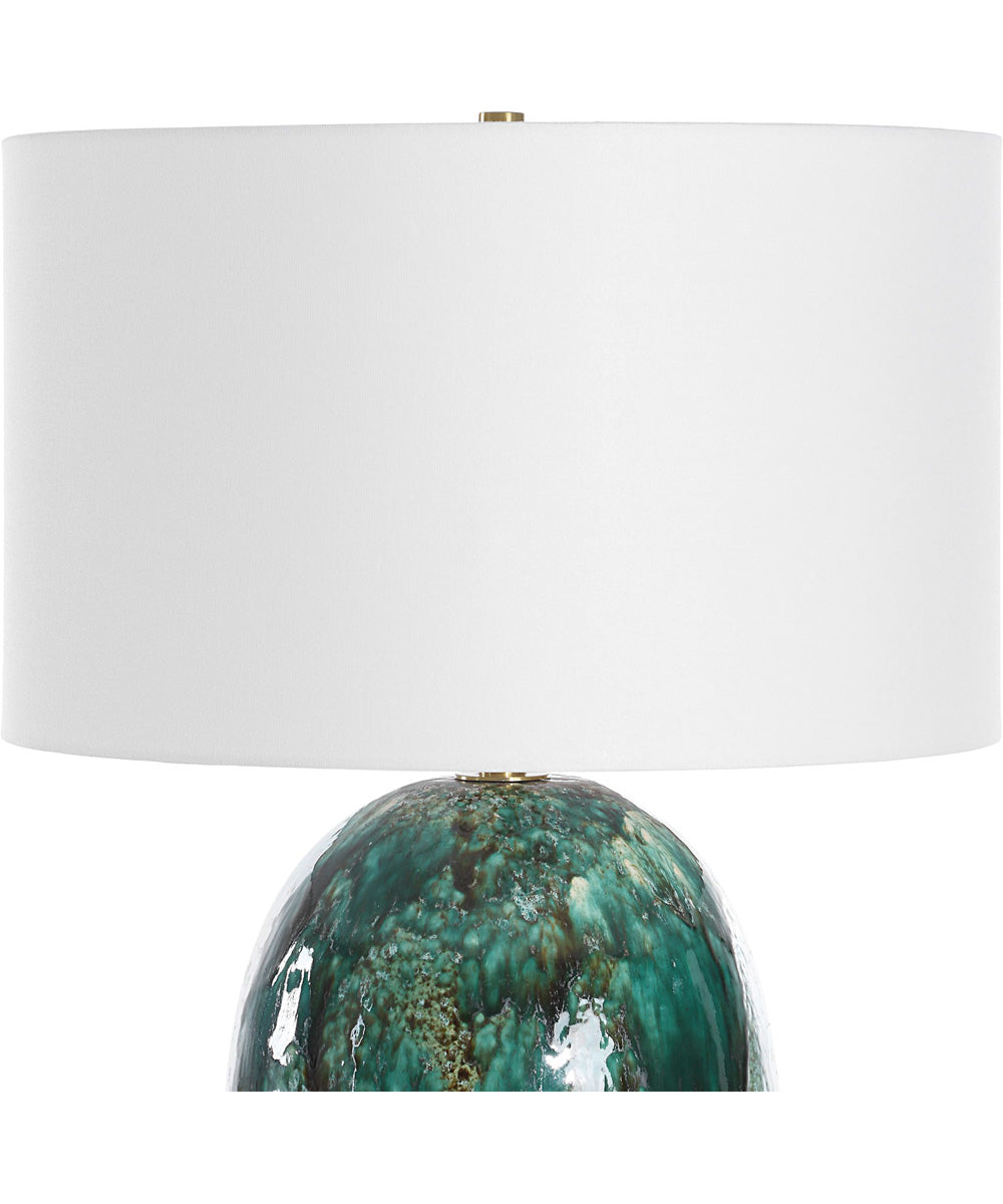 Ceralene Green Table Lamp