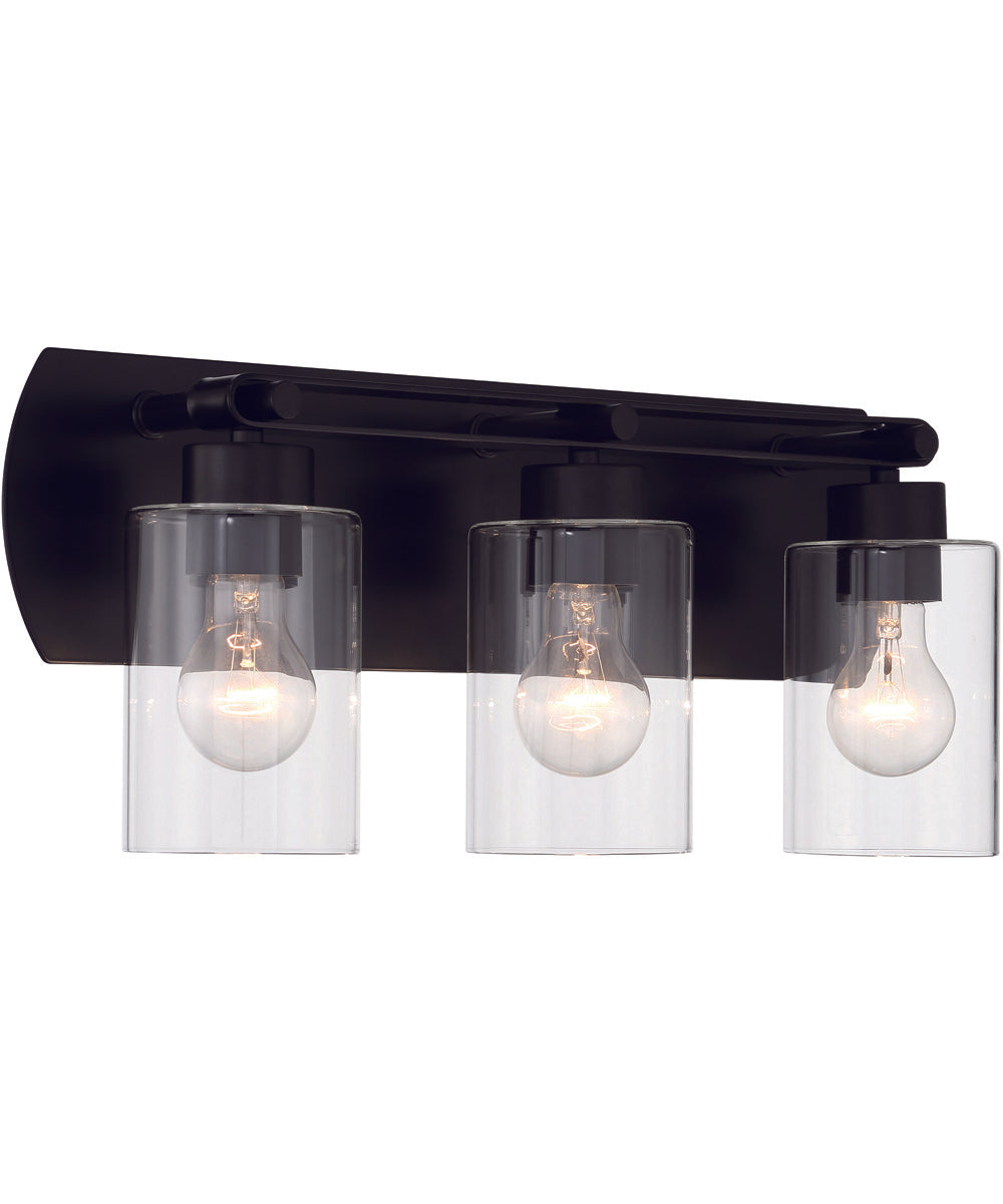 Hendrix 3-Light Lighting Flat Black