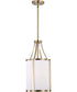 Easton 1-Light Pendant Burnished Brass