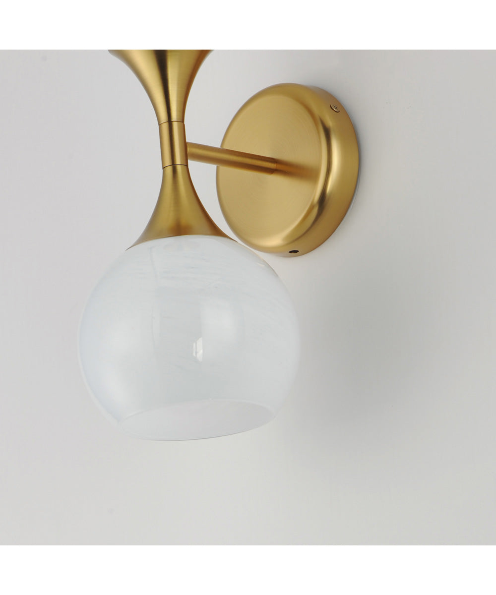 Neve 2-Light Wall Sconce Natural Aged Brass
