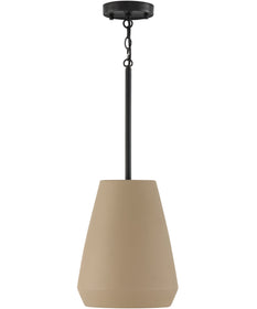 Della 1-Light Pendant Terracotta Sand